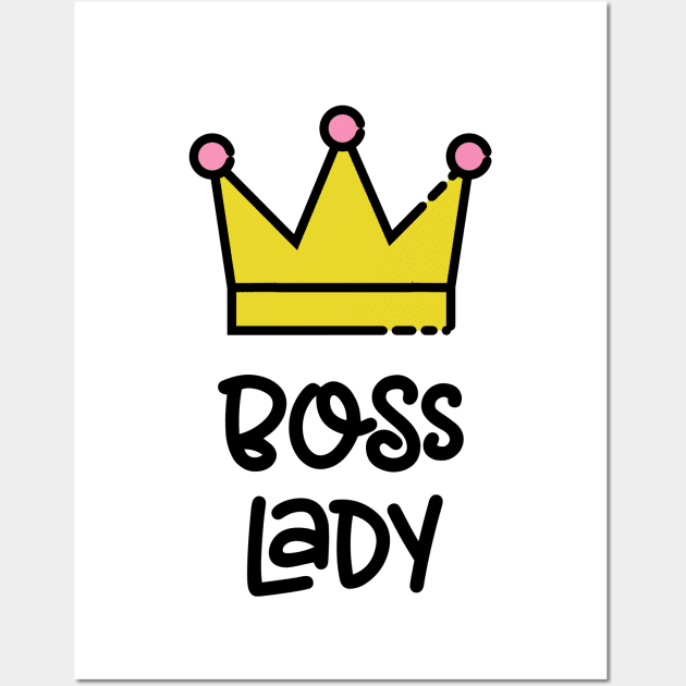 Boss Lady Wall Art by Pulpixel